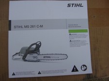 GENUINE STIHL MS261C-M CHAINSAW OPERATORS OWNER MANUAL
