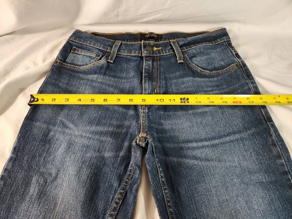 Pantalones de mezclilla para mujer Adam Levine The Engineer 30 x 30 azules elásticos cómodos con cinturón Foto 4 de 4