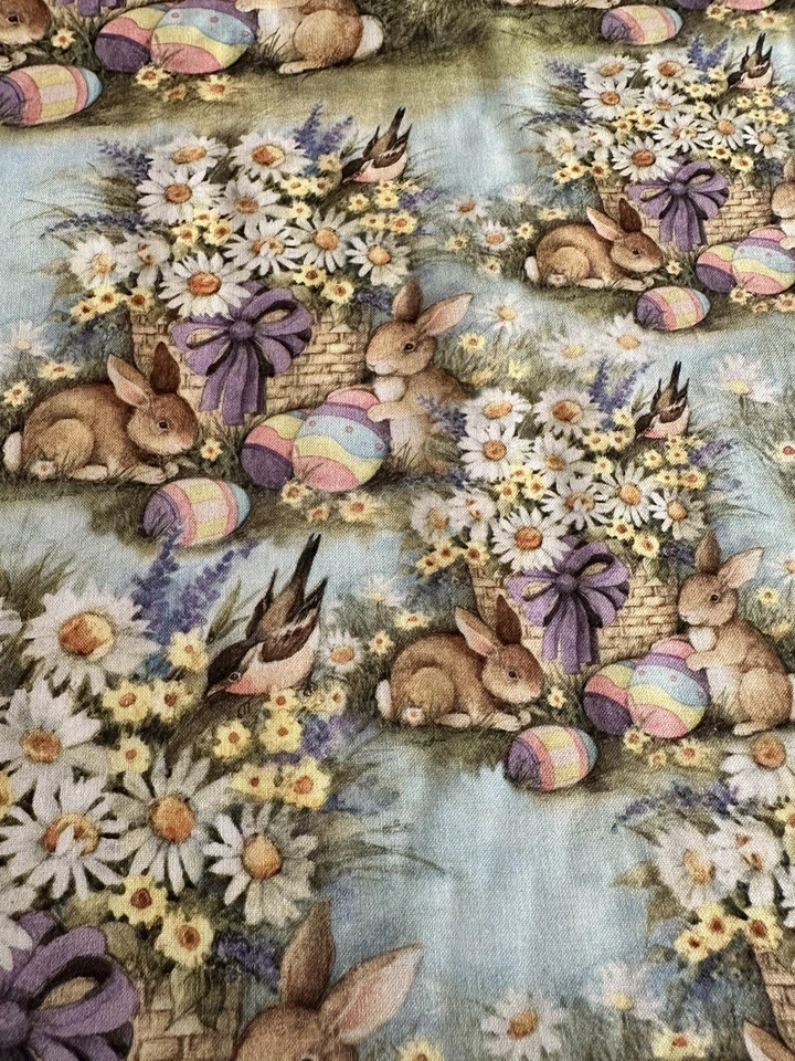 Huevo de Pascua Huevo Jardín TELA 100% ALGODÓN POR Y Foto 2 de 2