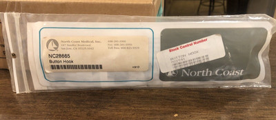 NOS ~ North Coast Medical ~ Button Hook w/ Instruction Book ~ NC28665