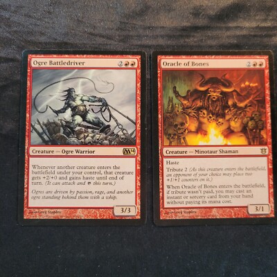 Magic the Gathering Get 2 cards Oracle of Bones & Ogre Battledriver CHECK OTHERS