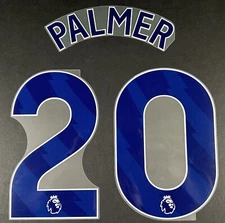 CHELSEA 2023 2025 PALMER 20 OFFICIAL AVERY DENNISON BLUE PLAYER SIZE NAME SET