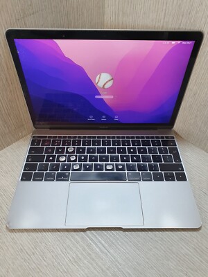 A1534 Apple MacBook 12'' M3 8GB 256GB SSD Monterey Early 2016 Grade C EA0412