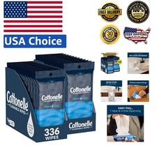 336 Total Fresh Care Flushable Wipes - Gentle, Biodegradable  Odor-Free Hygiene