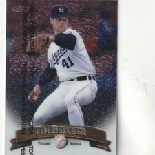 FREE SHIPPING-MINT-1998 Topps Finest Tim Belcher #163 ROYALS