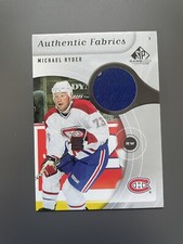 2005-06 SP Game Used Edition Authentic Fabrics Michael Ryder #AF-RY