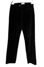Vintage Moschino Jeans Women's Black Velvet Pants USA sz 8 UNWORN