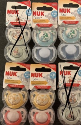 NUK Schnuller 6-18, Originalverpackung, 4 Packungen