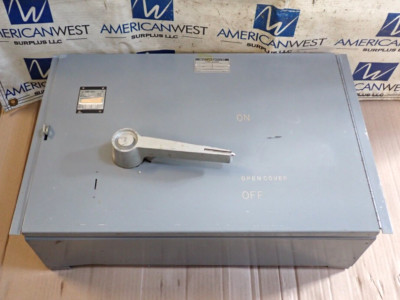 Westinghouse FDP365 3 Pole 400 Amp 600 Volt Fusible Panelboard Switch PM133