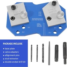 Manifold Drill Template 68500 for Ford 2V 3V Triton Engines 4.6L 5.4L 6.8L V10