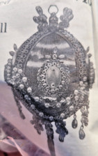 LeeWards Dexter's Royal Blue Pearl Draped Dandy Sequin Bead Xmas Ornament Kit