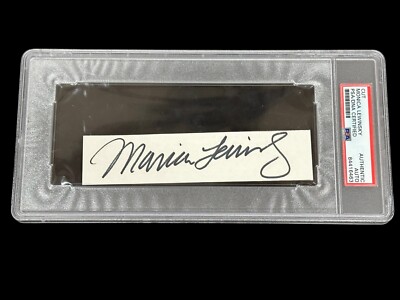 Monica Lewinsky White House Bill Clinton Scandal Signed Autograph PSA DNA Slab