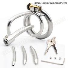 Stainless Steel Male Chastity Device Chastity Cage Stealth Lock Ring Restrain