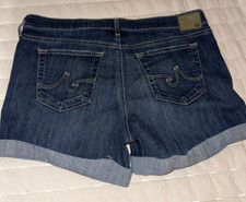 Designer AG Adriano Goldschmied Jean Shorts THE HAILEY Denim SZ 32