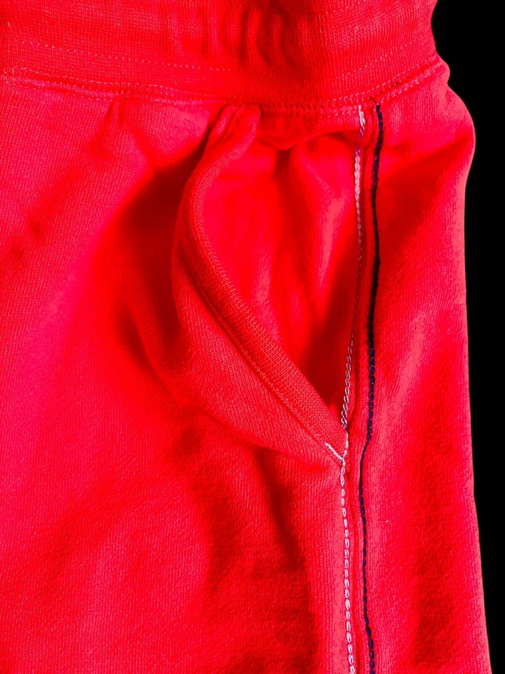 Pantalones Cortos Boden Rojo Algodón Terry Adolescente 14y/164. Nuevos Foto 3 de 3