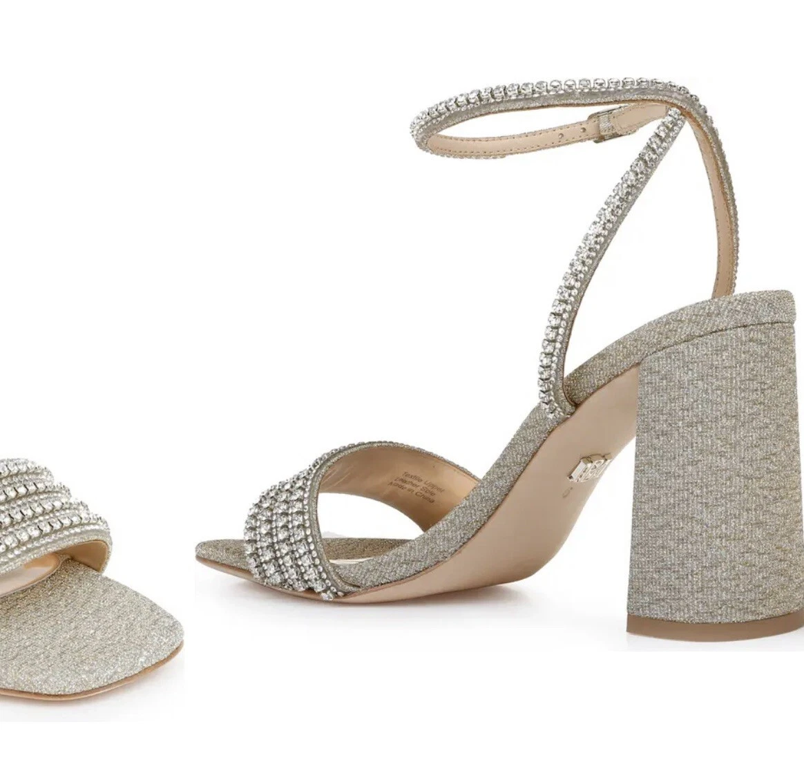 Becca ankle strap heeled sandals clearance