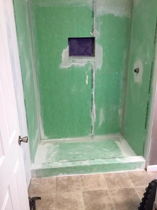 Membrana Impermeable para Ducha Polietileno Tela Hoja Impermeabilización Sartén Forro Foto 4 de 4