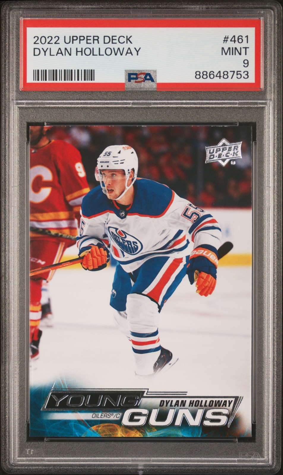 2022 Upper Deck Dylan Holloway #461 PSA 9 Young Guns Rookie RC
