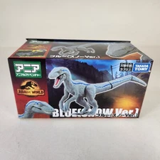 Takara Tomy ANIA Velociraptor Jurassic World Blue Snow Raptor Dinosaur Figure