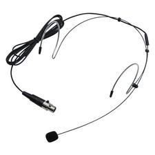 Headset Microphone For Shure Bodypack Transmitter TA4F 4pin Mini XLR Black Hook