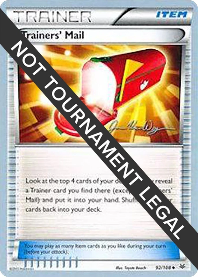 Trainers' Mail 92/108 World Championship Decks