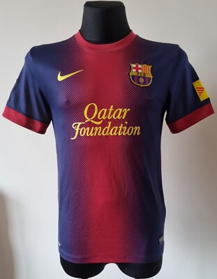 Barcelona 2012- 2013 Home football Nike shirt #10 Messi size Small