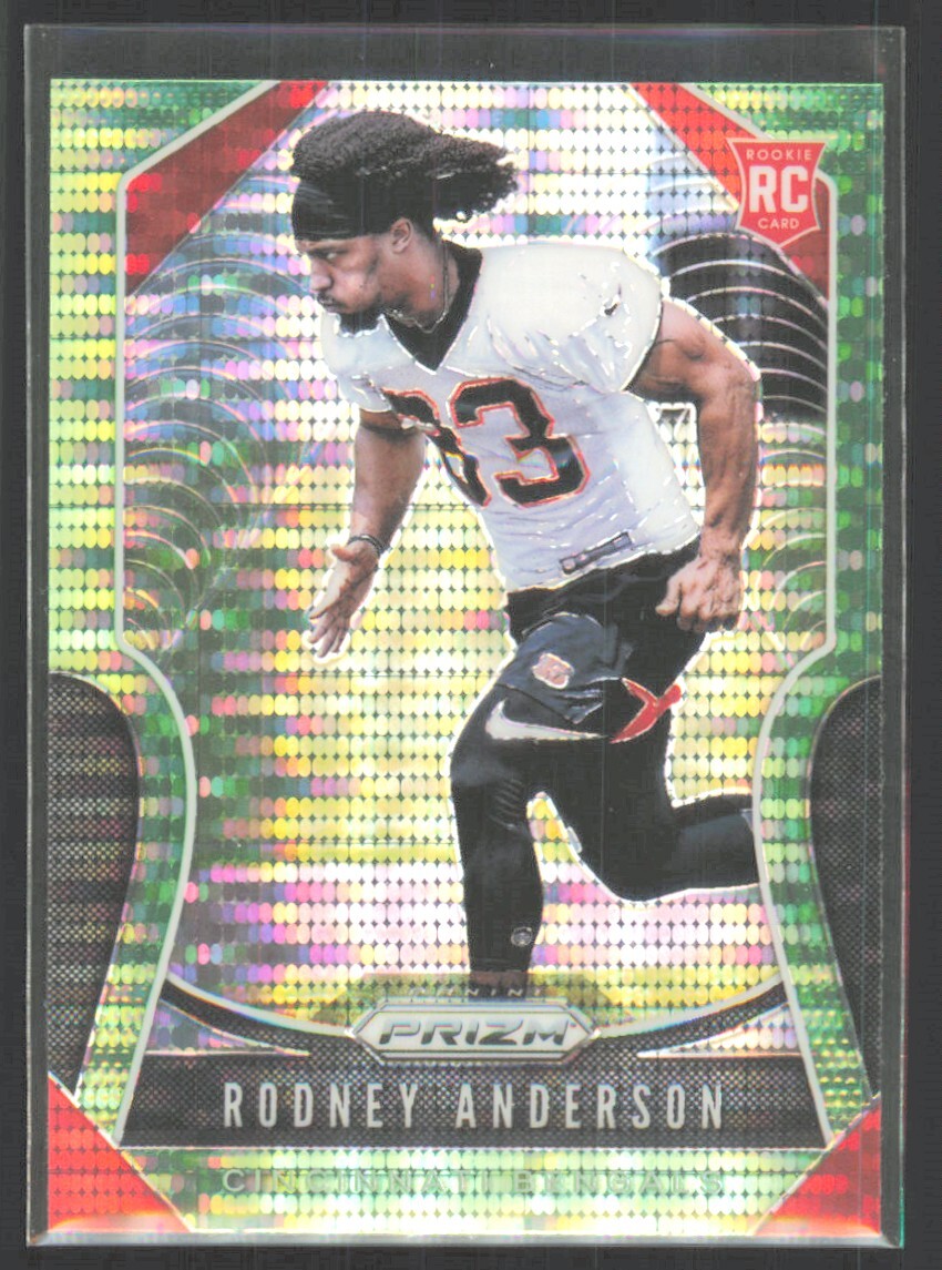 Rodney Anderson Panini Prizm #337 Neon Green Pulsar