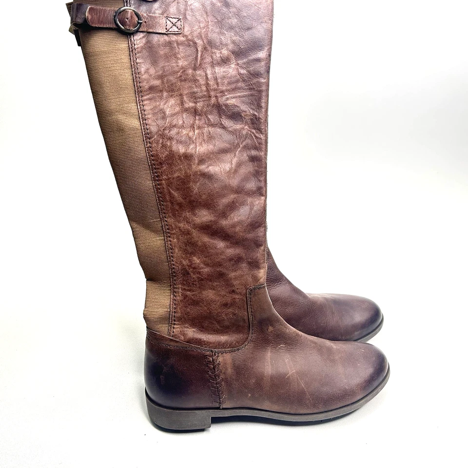 Botas altas de cuero OLUKAI Kaupili de arcilla talla 8,5B Foto 2 de 4