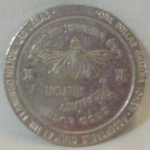 1982 ONE DOLLAR GAMING TOKEN Flamingo Hilton LAS VEGAS, NEVADA