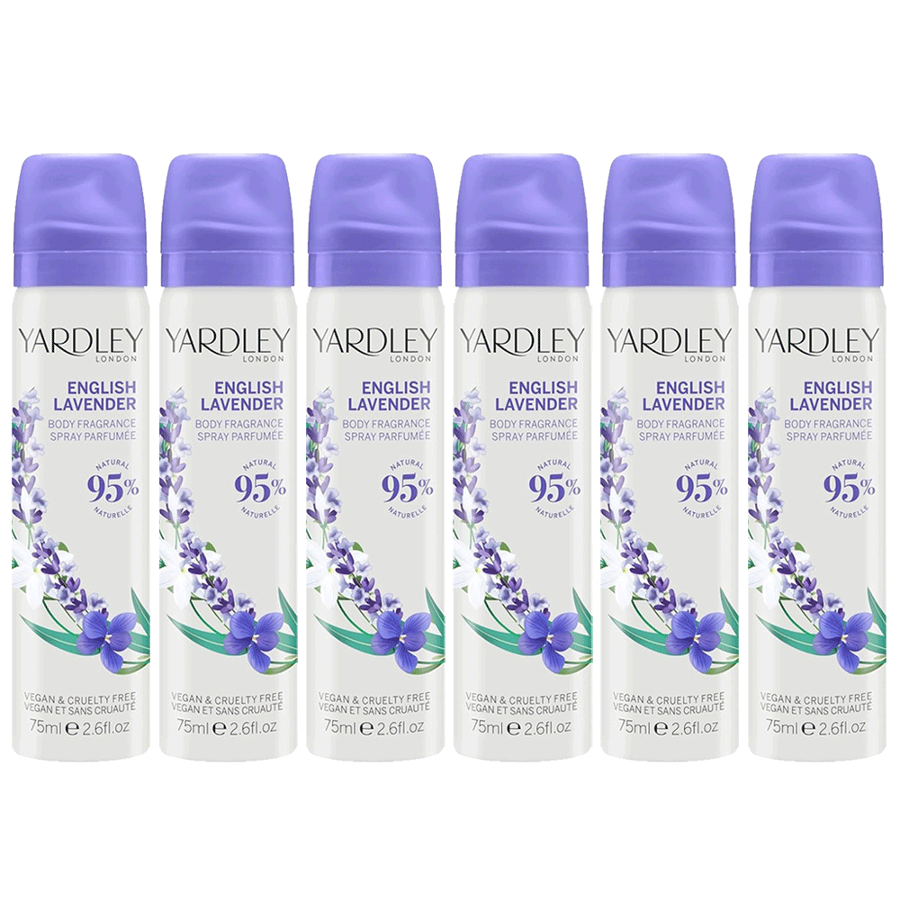 Yardley Lavender English 75Ml Deodorant Body Spray For Her - Image 29