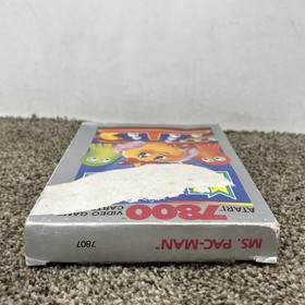 Atari 7800 Games Lot Of 5 Ms PAC Man Dig Dug Choplifter Food Fight Tested