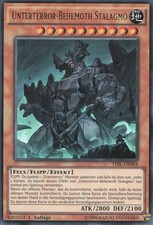 YuGiOh Unterterror-Behemoth Stalagmo TDIL-DE084 Ultra Rare Excellent 1st