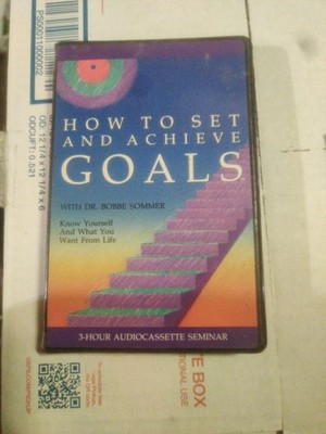 How To Set and Achieve Goals AudioBook Cassettes  Sommer Motivation  
