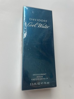 Davidoff Cool Water Deodorant Spray for Men, 2.5 oz. NEW RETIRED