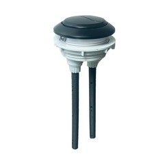 Matte Black Round Push Button for Top Dual Flush Toilet Replacement Kits 48mm 