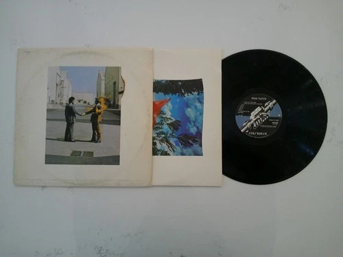 PINK FLOYD WISH YOU WERE HERE LP RARE ORIG. 1975 PITMAN COLUMBIA w/ RIGID INNER!