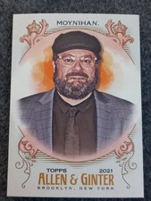 2021 TOPPS ALLEN AND GINTER BASEBALL  BOBBY MOYNIHAN#244(ACTOR)