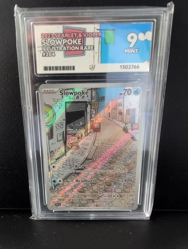 Slowpoke 204/198 Illustration Rare Scarlet Violet 2023 Ace 9