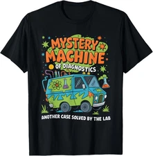 Funny Lab Week 2025 Retro Mystery Machine Of Diagnostics Unisex T-Shirt