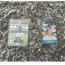 Donruss NFL Football Trading Cards Lot Jaxon Dart & Carlos Carrasco 2 Cards