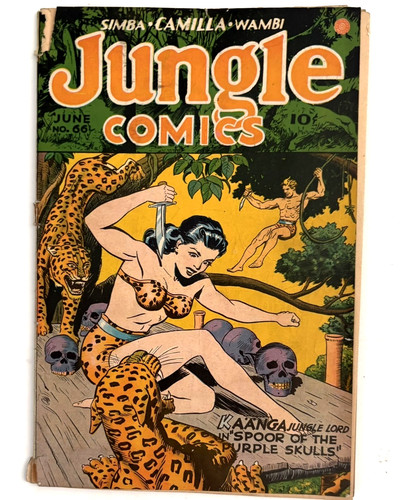Golden Age Comic. 1945. Jungle. GGA.