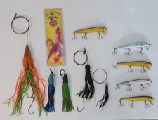 Fishing Hooks Lures  Big Game 11 Assorted Williamson Finish Etc NICE LOT