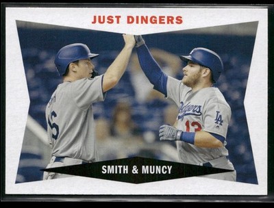 2020 Topps Archives #60CC-SM Just Dingers Will Smith Max Muncy CPC 1960