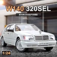 1:24 Mercedes-Benz W140 320SEL Classic Limousine Alloy Diecast Model Car