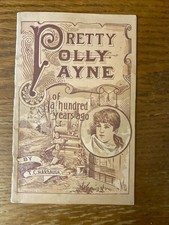 1887 Rare dime novel And Advert Pretty Polly Payne By Thomas Harbaugh Compton Co