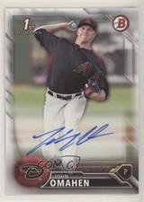 2016 Bowman Retail Prospect Johnny Omahen John Omahen #PA-JO Auto 2f9