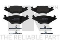 NK Bremsbelagsatz, Scheibenbremse 224715 FüR Seat VW