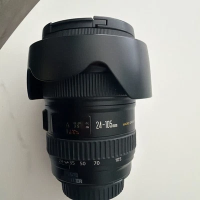 Canon EF 24-105mm f/4L IS USM Autofocus Wide Angle Telephoto Zoom Lens - Image 1 of 4