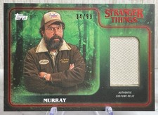 2025 Topps Stranger Things Brett Gelman as Murray Relic Green #/99