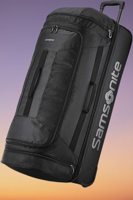 Samsonite Andante 2 32'' Wheeled Duffel Bag All Black Travel Luggage